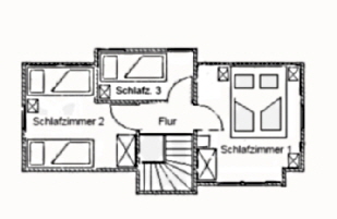 Obergeschoss Haus Grevelingen
